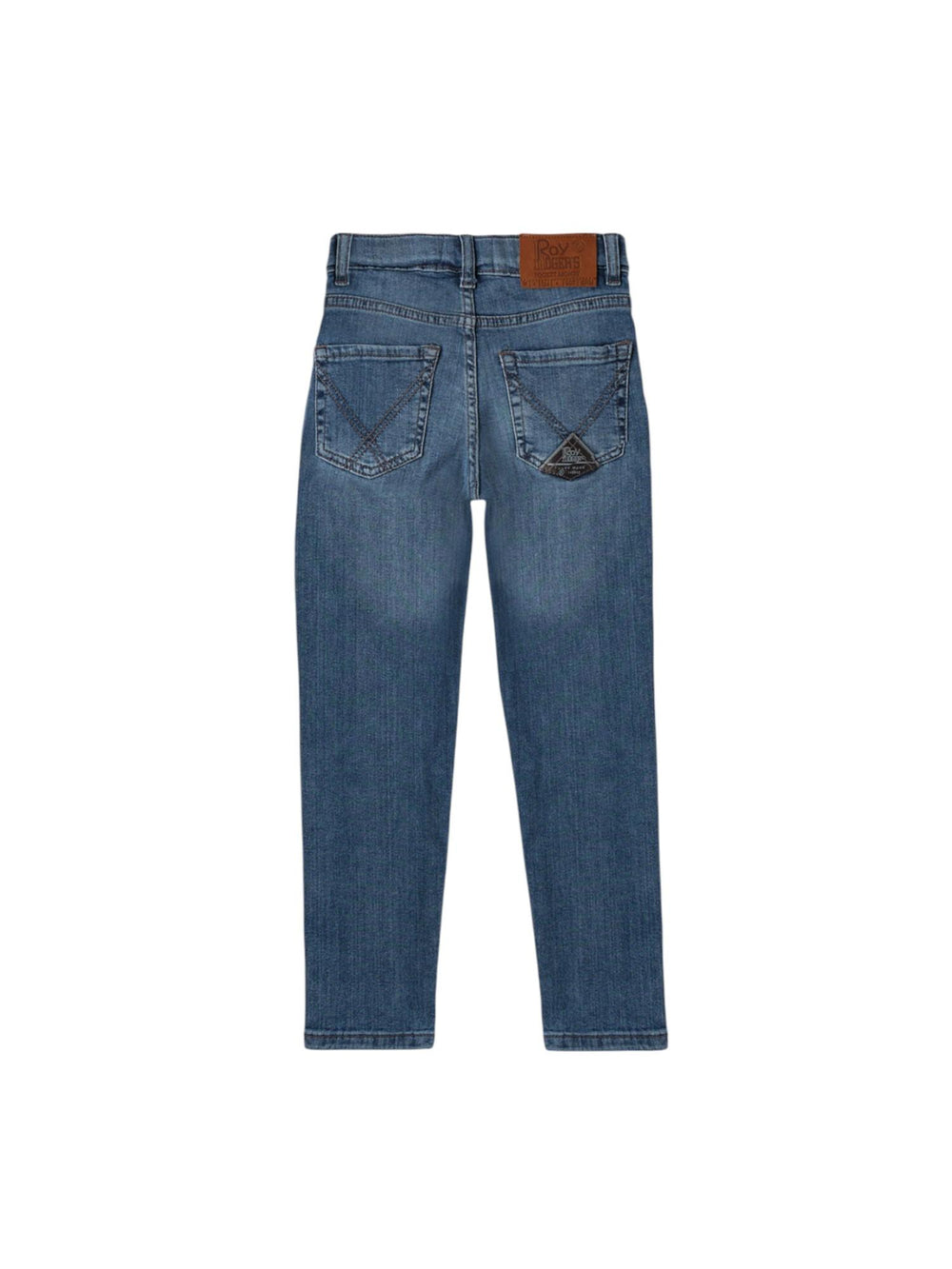 Jeans bambino denim blu medio slim fit