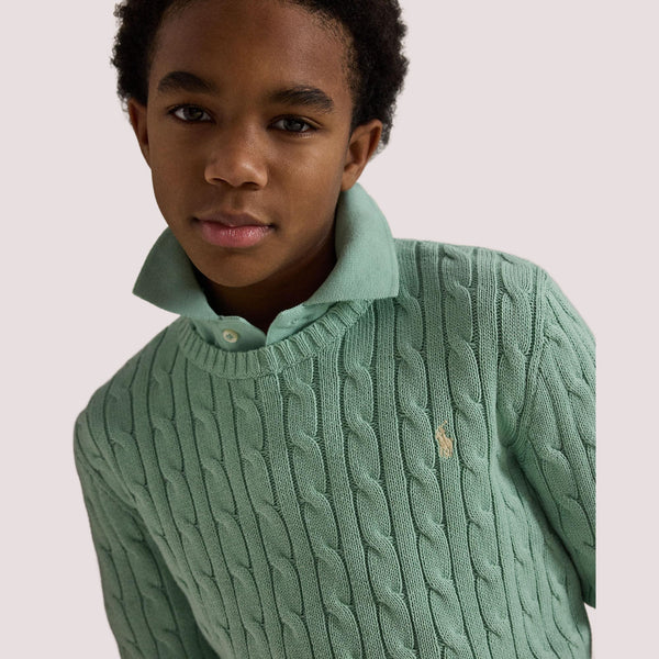 Maglione in cotone a trecce 323702674 /505 POLO RALPH LAUREN 