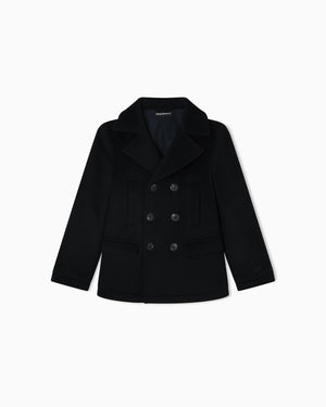 Caban doppiopetto in panno di lana EB000492 AF16038 /UB118 EMPORIO ARMANI 