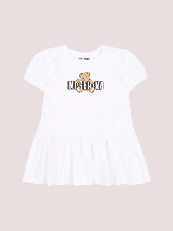 Abito con logo stampato MAV0C7 LBA00 /10101 MOSCHINO 