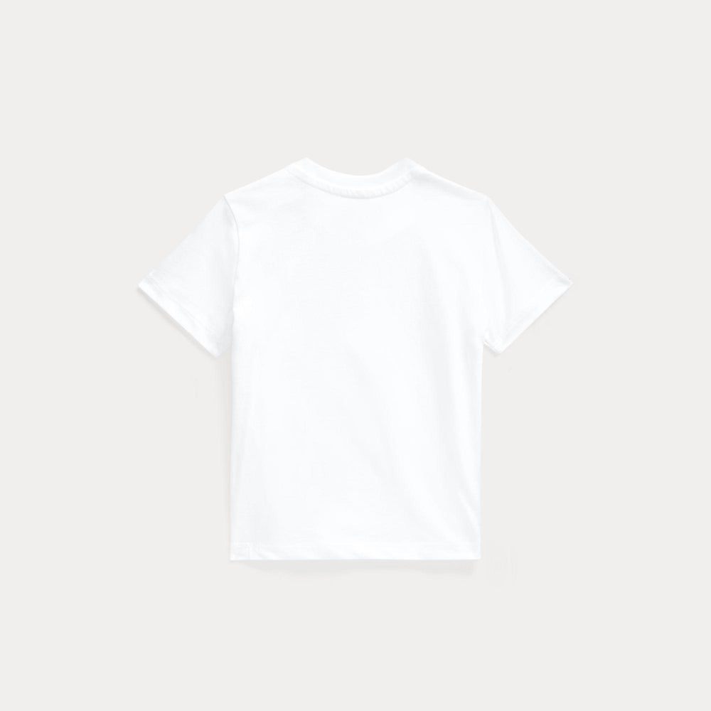 T-shirt in jersey di cotone con scollo a girocollo 320832904 /033 POLO RALPH LAUREN 