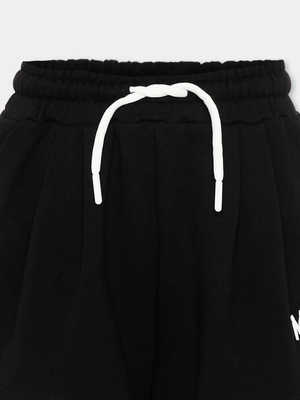 Shorts in felpa con logo stampato S6MSJGSH066 /110/88 MSGM KIDS 