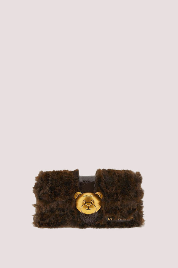 Teddy it-bag alaska 1511 /UNICA/FUR LEOPARD RUE MADAM PARIS 