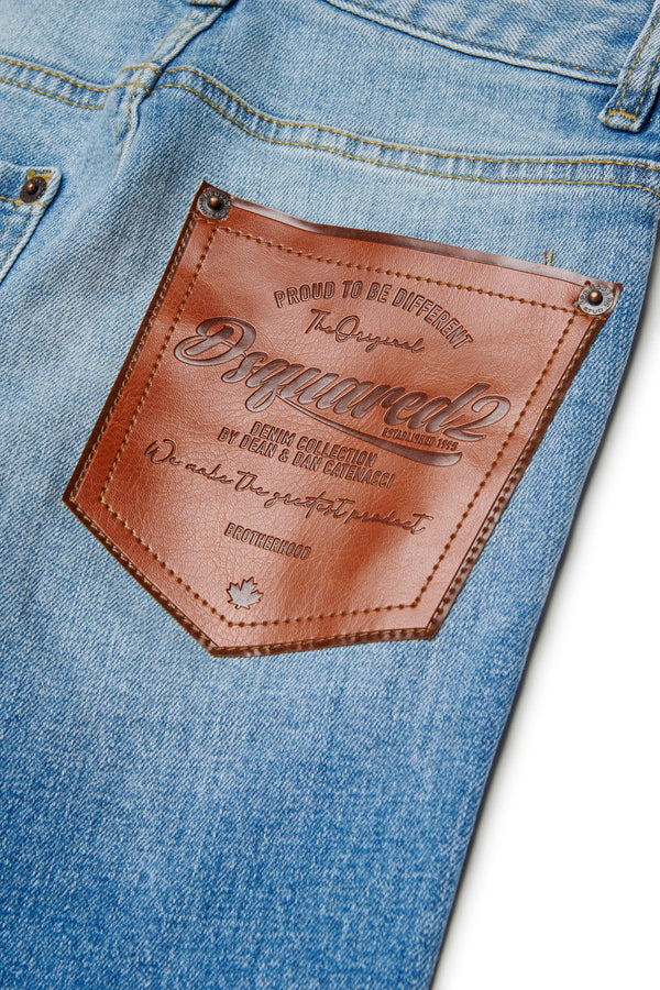 Jeans slim fit lavaggio blu chiaro - Cool Guy DQ3281 D0AF3 /DQ01 DSQUARED2 JUNIOR 