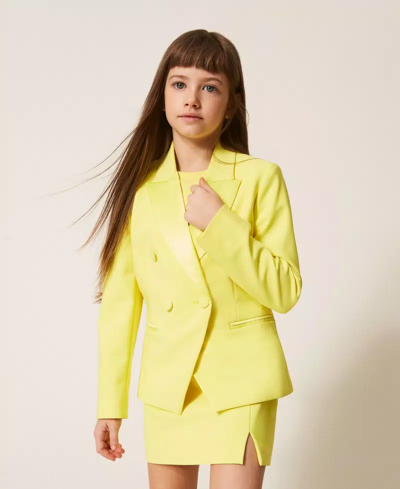 Giacca blazer in crêpe e duchesse 261GJ2Q55 /6210 TWINSET 