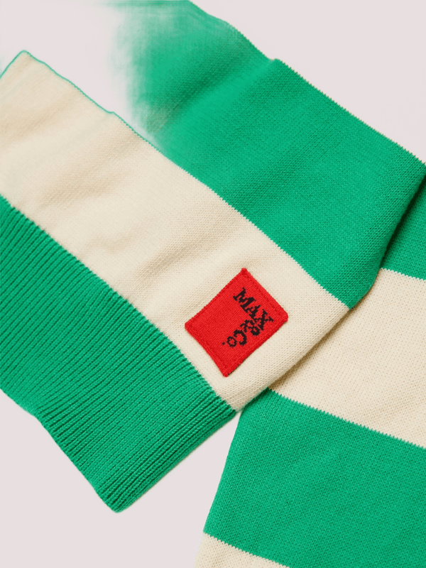 Cardigan a righe con logo MX0296 MX00Z /MX506 MAX&CO KID 