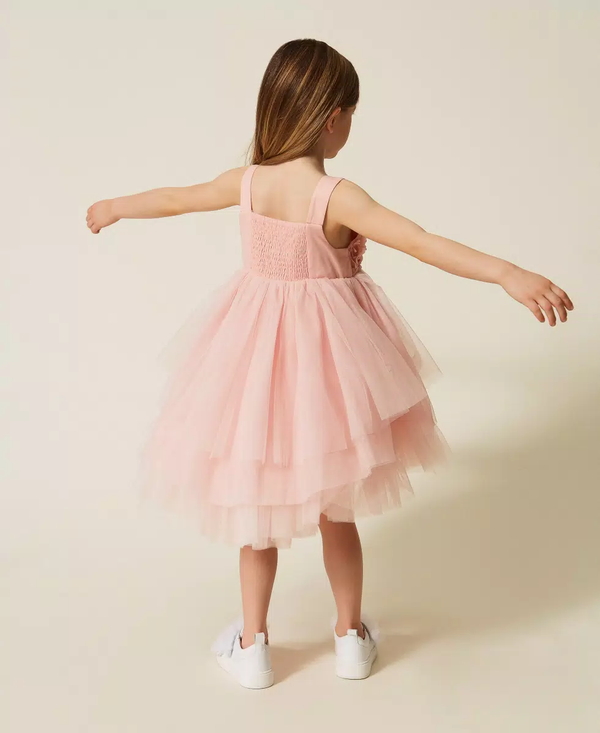 Abito corto baby in tulle a balze 261GB2104 /10021 TWINSET 