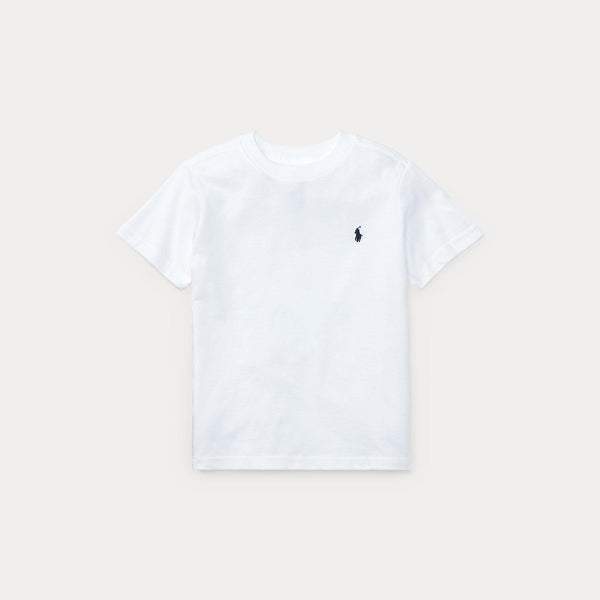 T-shirt in jersey di cotone con scollo a girocollo 323832904 /035 POLO RALPH LAUREN 