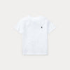 T-shirt in jersey di cotone con scollo a girocollo
