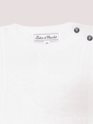 Maglione a trecce CB18071 /13 Tartine et Chocolat 