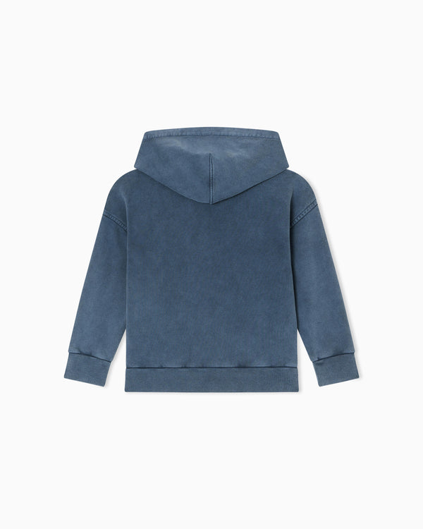 Felpa over fit con cappuccio in jersey tinto capo EB000465 AF16138 /UB130 EMPORIO ARMANI 