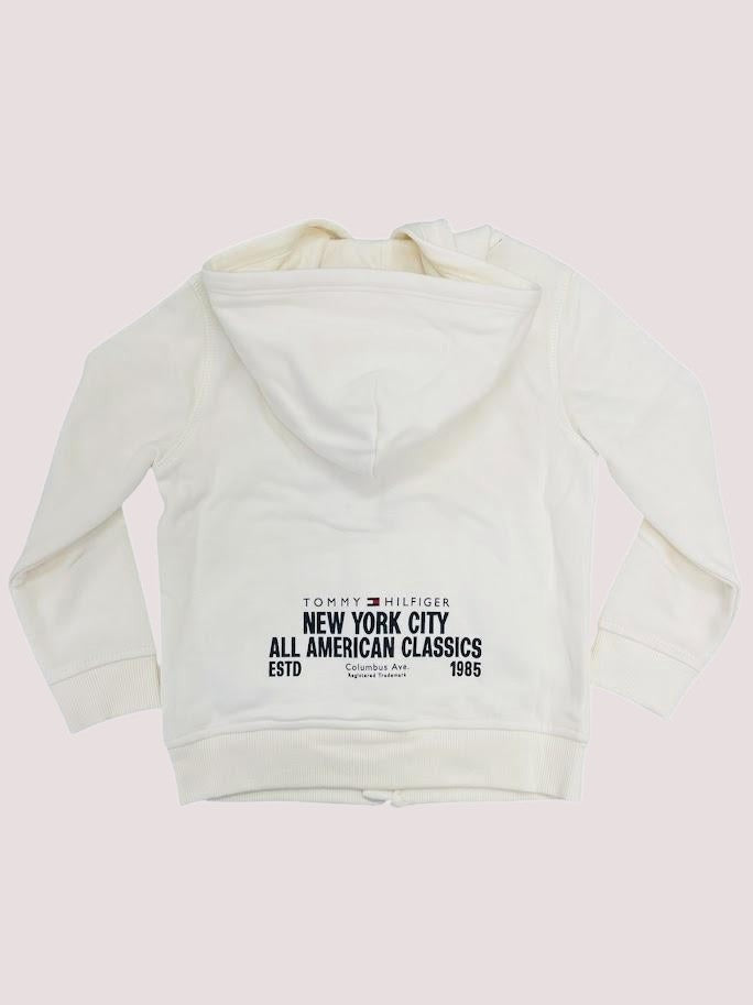Felpa con cappuccio, zip e logo sul retro KB0KB09894 /YA8 TOMMY HILFIGER 