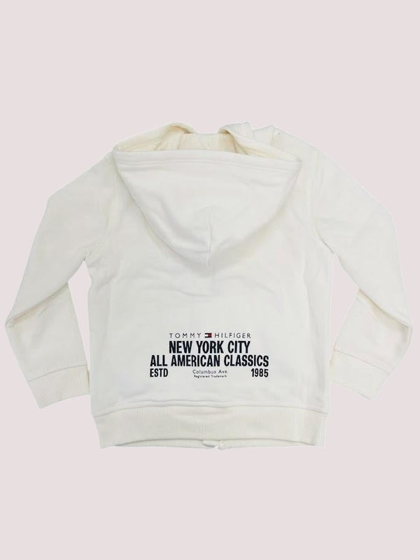 Felpa con cappuccio, zip e logo sul retro KB0KB09894 /YA8 TOMMY HILFIGER 