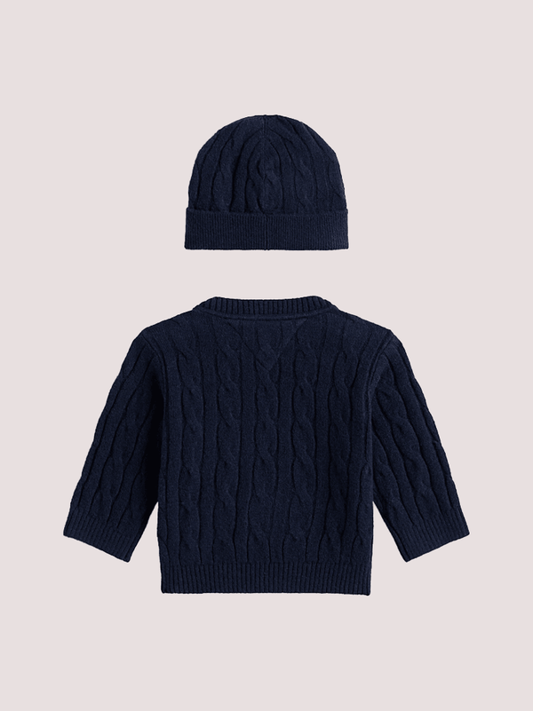 Completo maglia e cappellino in maglia Tommy Hilfiger KN0KN02158 /C1G TOMMY HILFIGER 