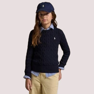 Maglione in cotone a trecce 313901316 /9 RALPH LAUREN 
