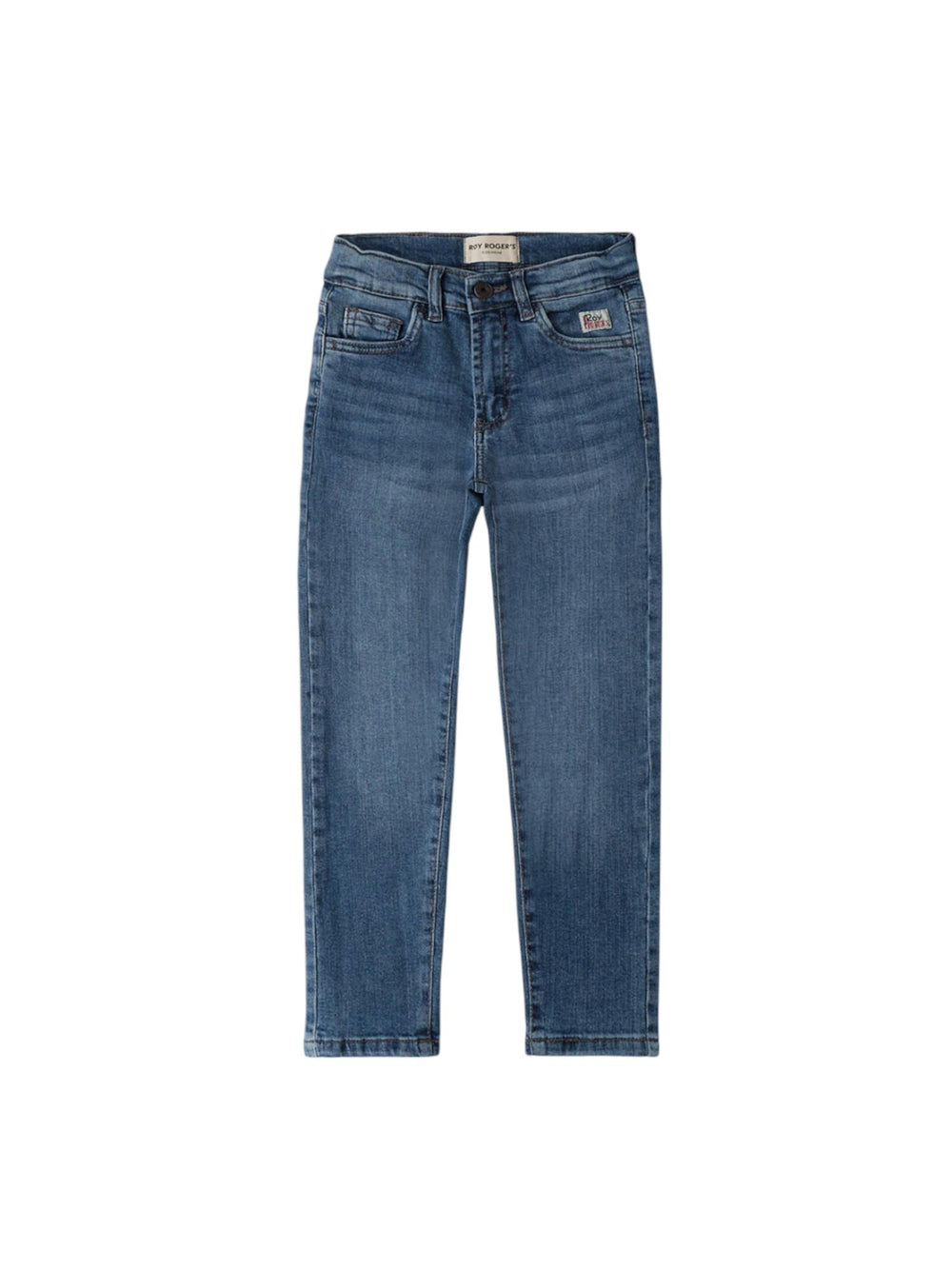 Jeans bambino denim blu medio slim fit