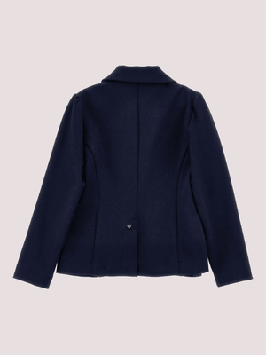 Blazer per bambina Monnalisa blu con revers classici<BR/> 18FGIA 6225 /056S MONNALISA 