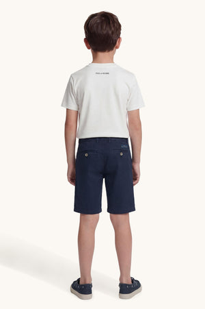 T-shirt con logo ricamato WUM004 LAA54 /10101 PAUL & SHARK 