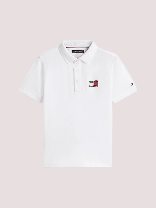 Polo con logo ricamato Tommy Hilfiger KB0KB10227J /YBR TOMMY HILFIGER 