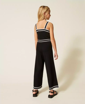 Tuta in maglia con bordature 261GJ3072 /11656 TWINSET 