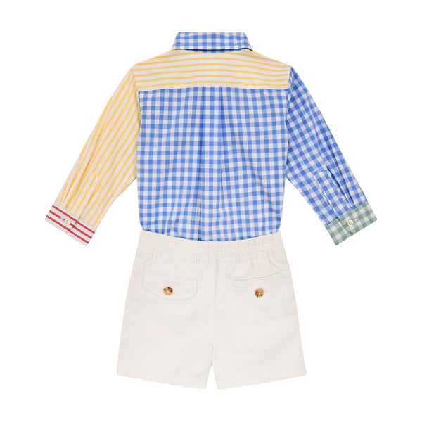 Camicia popeline fun e pantaloncini flex abrasion 320B14059 /001 POLO RALPH LAUREN 