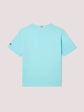 T-shirt denver jr con ricamo vita smeralda DNV0001 /02353L MC2 SAINT BARTH 