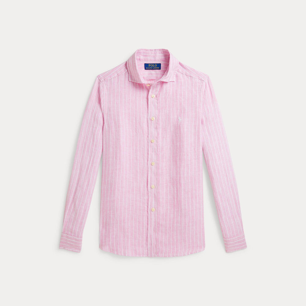 Camicia in lino a righe 323A13343 /001 POLO RALPH LAUREN 