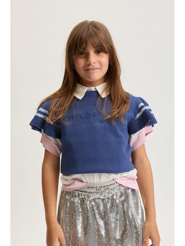 Maglia Philosophy ricamata I9G308 7034 /56 PHILOSOPHY KIDS 