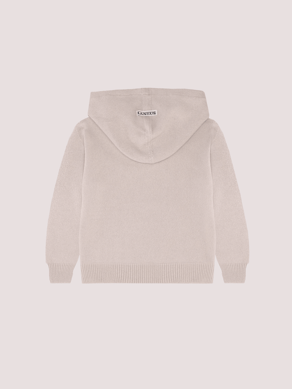 Hoodie con cappuccio in lana e cashmere F5LKJUKH039 /13 LANEUS KIDS 