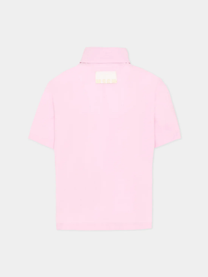 Camicia con logo a maniche corte S6MSJGSI163 /MS070 MSGM KIDS 