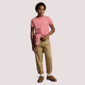 T-shirt in jersey di cotone con scollo a girocollo 323832904 /510 POLO RALPH LAUREN 