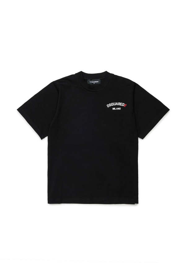 T-shirt girocollo con logo DQ3169 D0AAP /DQ900 DSQUARED2 JUNIOR 