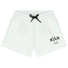 Shorts in felpa con logo stampato