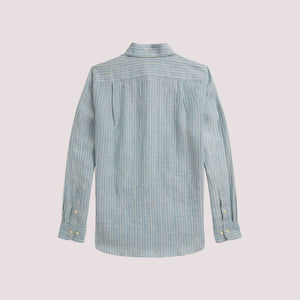 Camicia in lino a righe 323A13343 /002 POLO RALPH LAUREN 