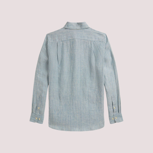 Camicia in lino a righe 323A13343 /002 POLO RALPH LAUREN 