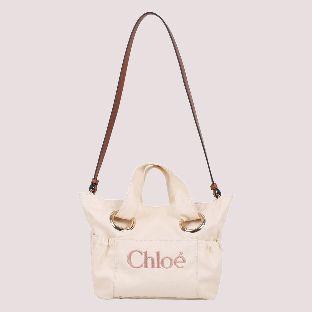 Borsa con logo ricamato sul davanti C20872 /148 CHLOE 