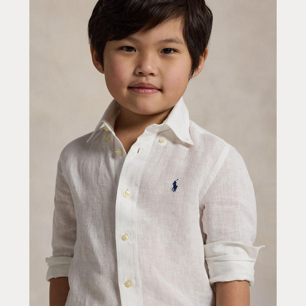 Camicia di lino 322967600 /003 POLO RALPH LAUREN 