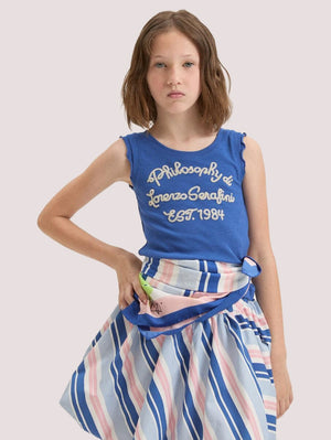 Canotta Ricamata Philosophy I1G614 7212 /54 PHILOSOPHY KIDS 