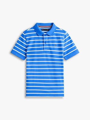 Polo a righe con logo Tommy Hilfiger KB0KB09103J /C6H TOMMY HILFIGER 