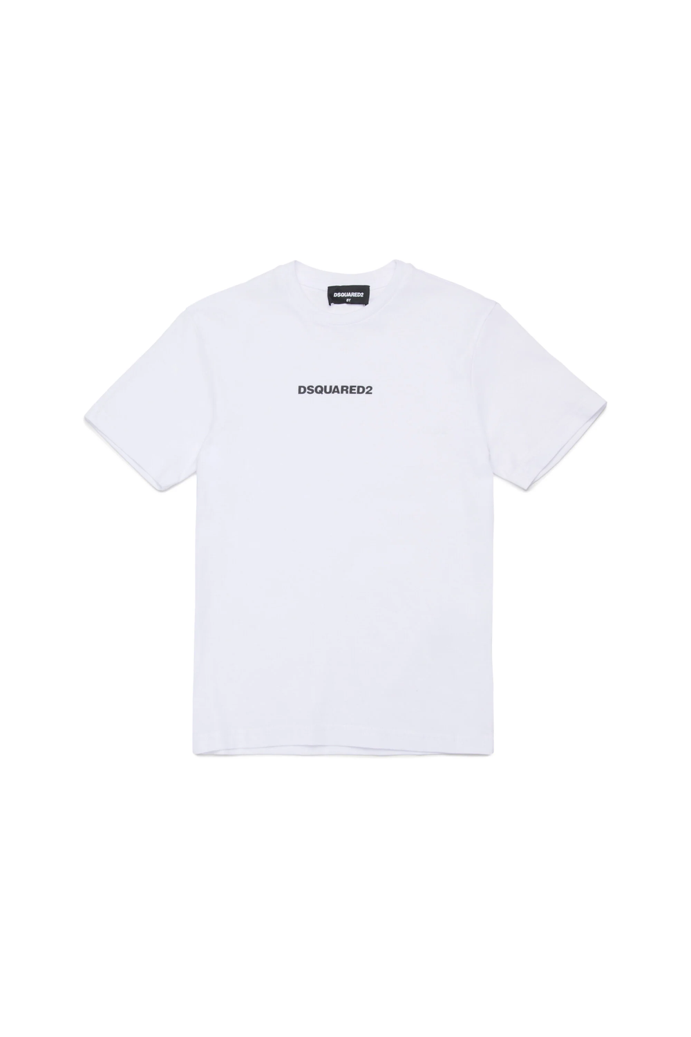 T-shirt con logo effetto gommato DQ2823 D004G /DQ100 DSQUARED2 JUNIOR 