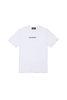 T-shirt con logo effetto gommato