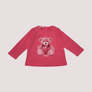 T-shirt con orsetto HF5052 J0088 /M9815 LIU JO 