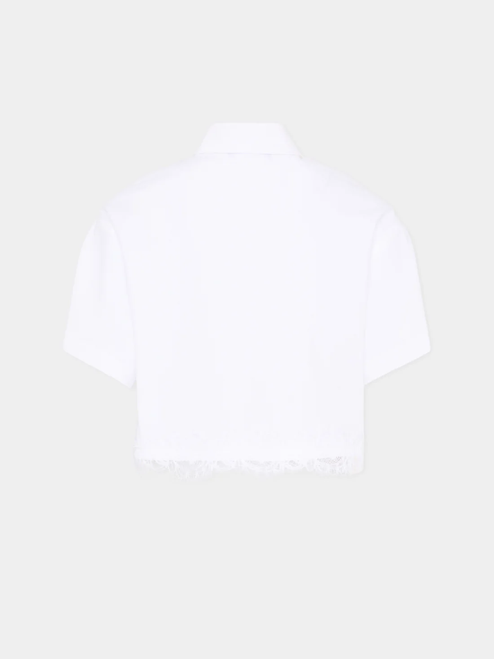 Camicia cropped a manica corta Z1G309 7116 /0099 ERMANNO SCERVINO KIDS 