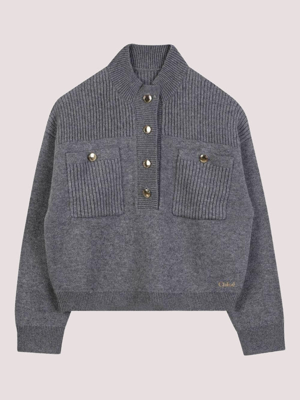 Maglione con due tasche frontali C20636 /A46 CHLOE 