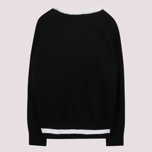 Maglia girocollo con scritta karl Lagerfeld sul davanti Z30936 /M41 KARL LAGERFELD 