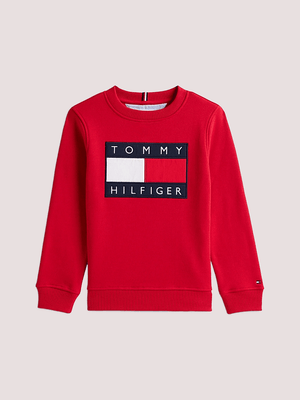 Felpa con logo frontale Tommy Hilfiger KS0KS00709J /XLG TOMMY HILFIGER 