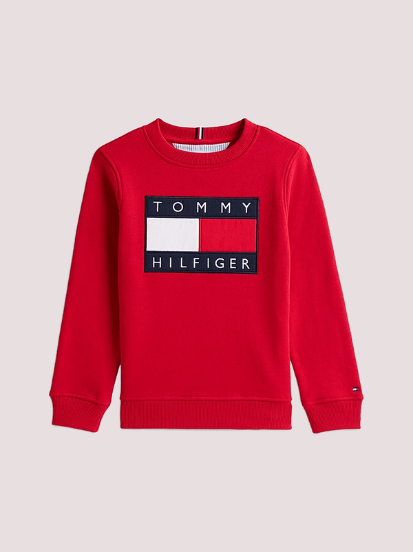 Felpa con logo frontale Tommy Hilfiger KS0KS00709J /XLG TOMMY HILFIGER 