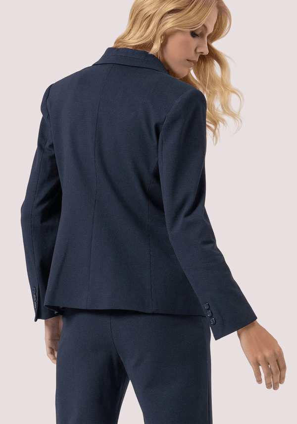 Giacca regular doppiopetto con fantasia micro quadri FR25WJ1002W72701 /117 FRACOMINA 