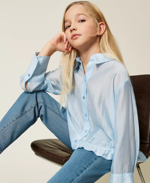 Camicia over in voile 261GJ2111 /4614 TWINSET 