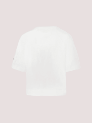 T-shirt bianca per bambino con lente CUM00R LAA17 /10135 C.P.COMPANY 